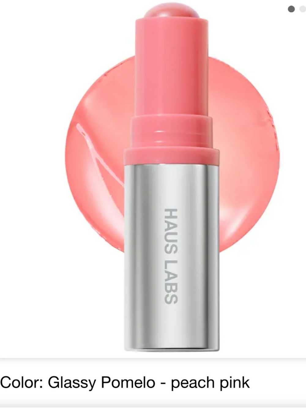 Haus Labs By Lady Gaga Glassy Pomelo Peach-Pink Lip & Cheek Balm